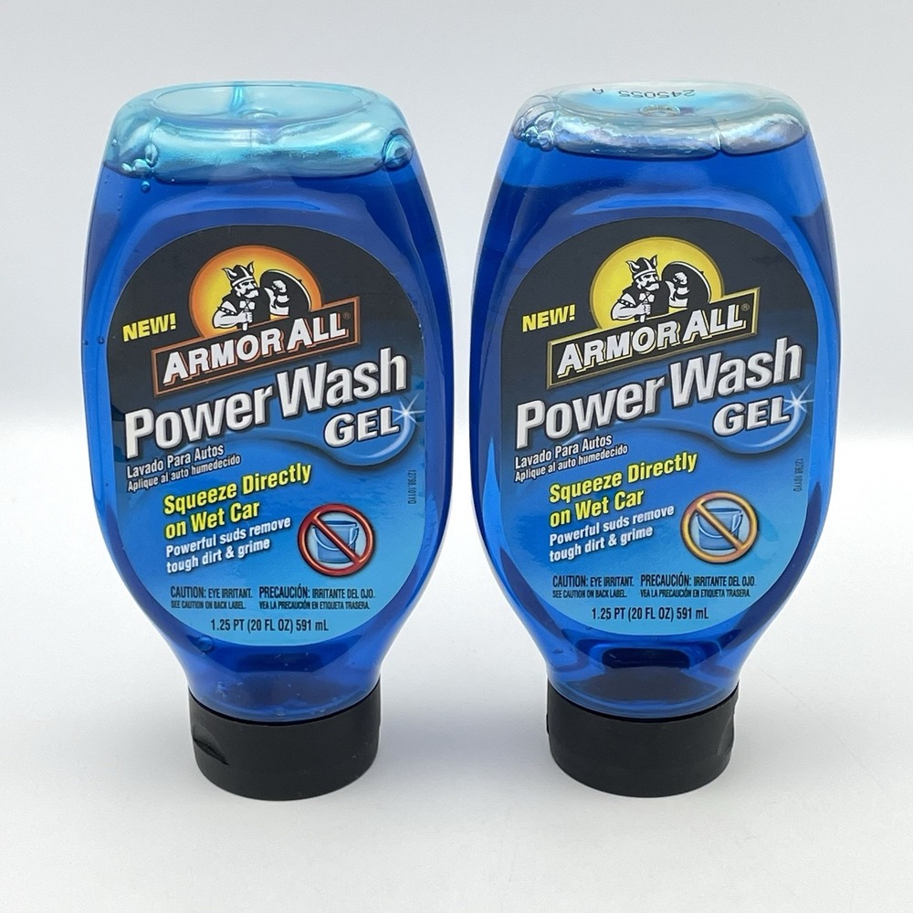 Vintage 2004 Armor All Power Wash Gel 20 Oz Car Wash Lot of 2 New Sealed